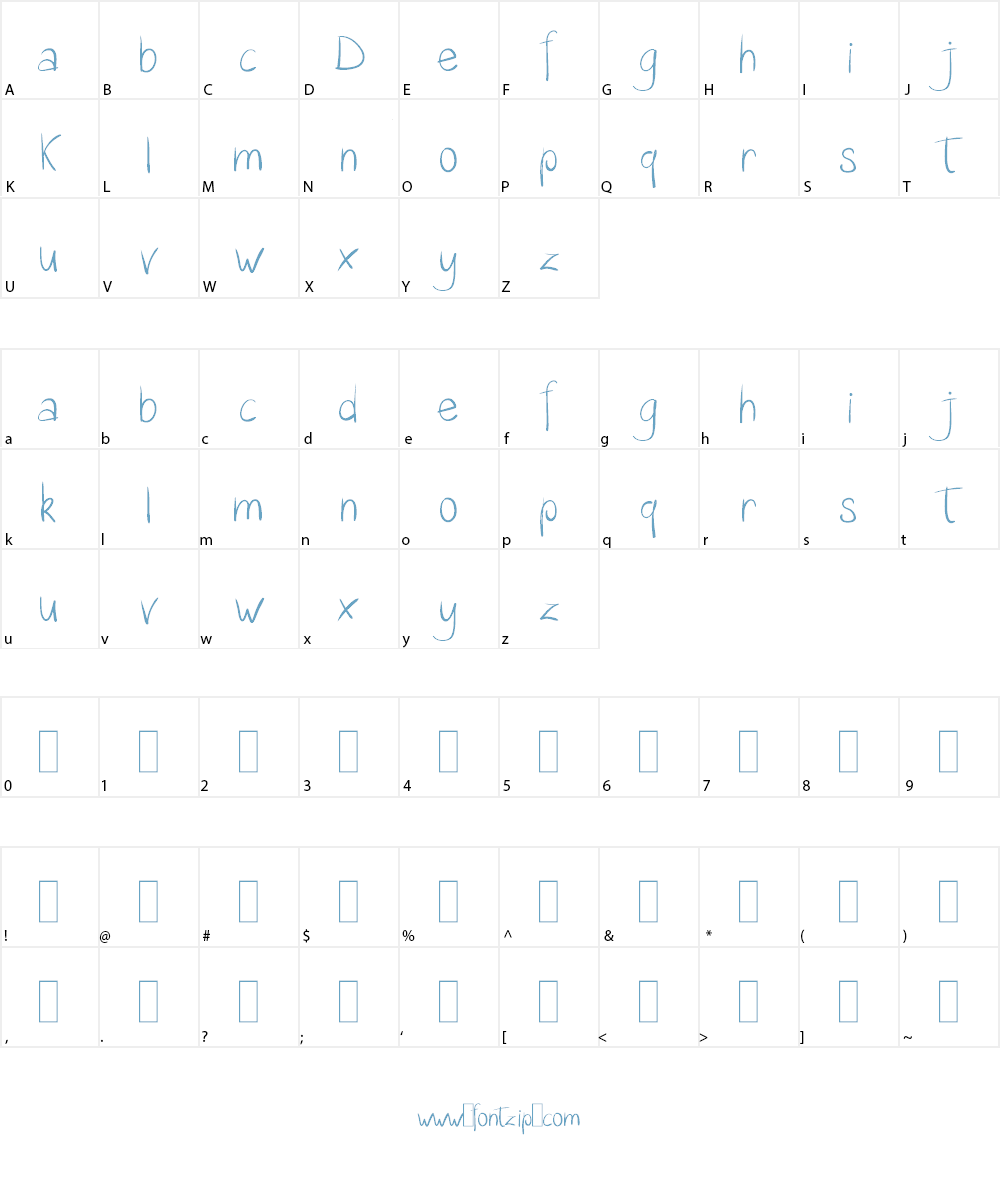 Katalyn Font Character